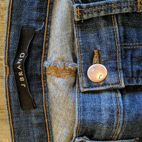 J BRAND Martini Flare jeans cut#15321 Pacifica wash stretch denim 27x36.5L TALL - Picture 4 of 15